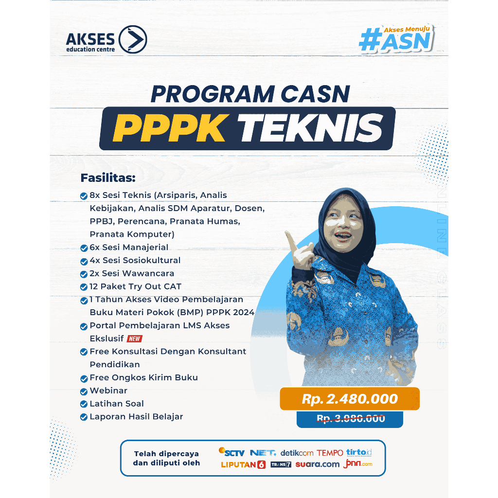 Jual PROGRAM ONLINE CLASS LULUS PPPK UMUM & TEKNIS 2025 BY BIMBEL AKSES ...
