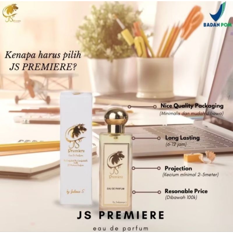 Jual 4 PCS JS Premiere Perfume / Parfum Men & Women Best Seller 100% ...