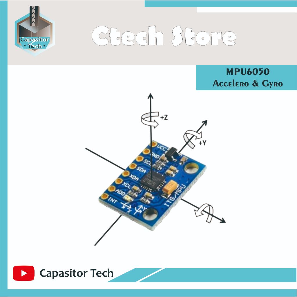 Jual MPU6050 Sensor Accelerometer & Gyroscope | Shopee Indonesia