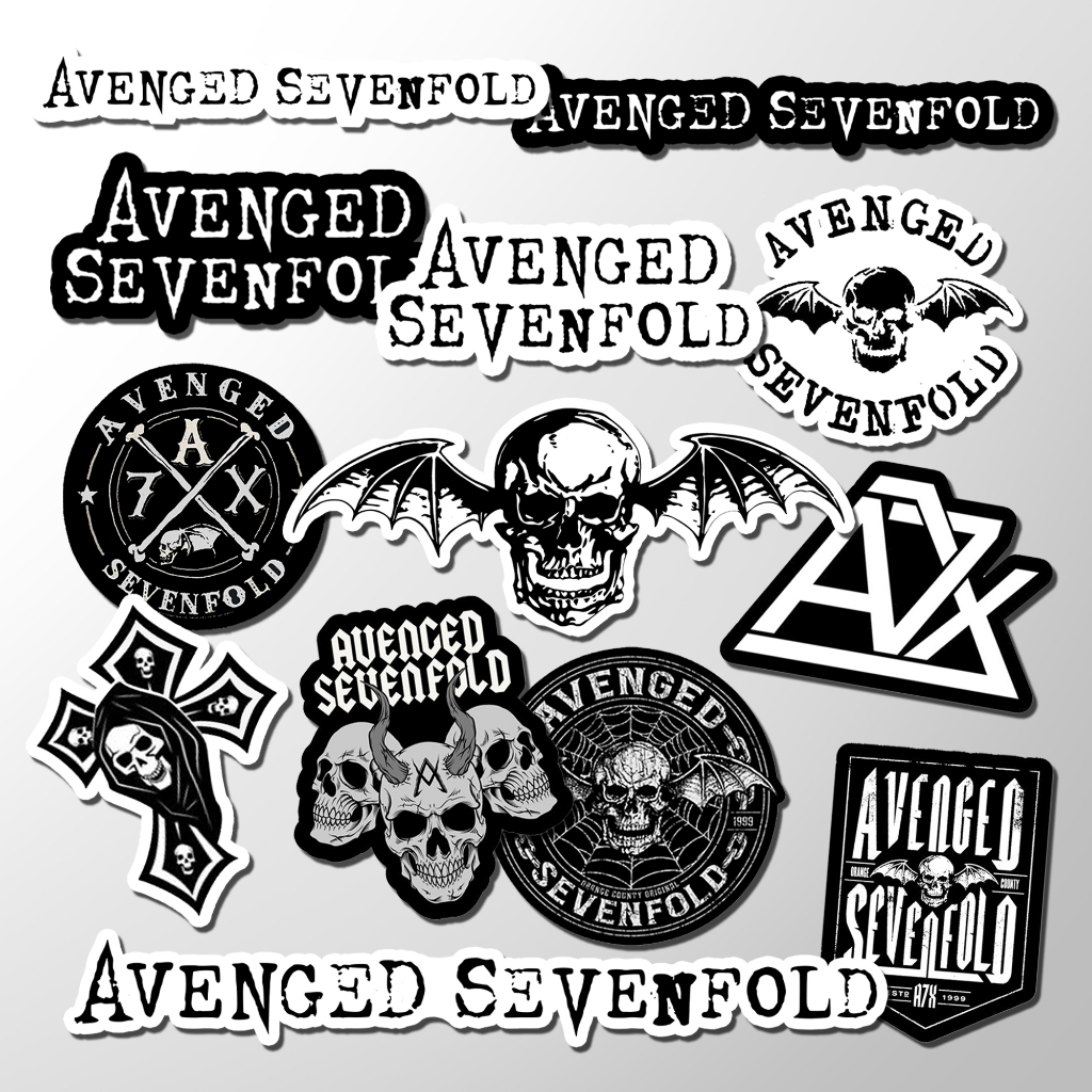 Jual STIKER BAND ROCK A7X SEVENFOLD CAS | TAHAN AIR ANTI LUNTUR GARANSI ...