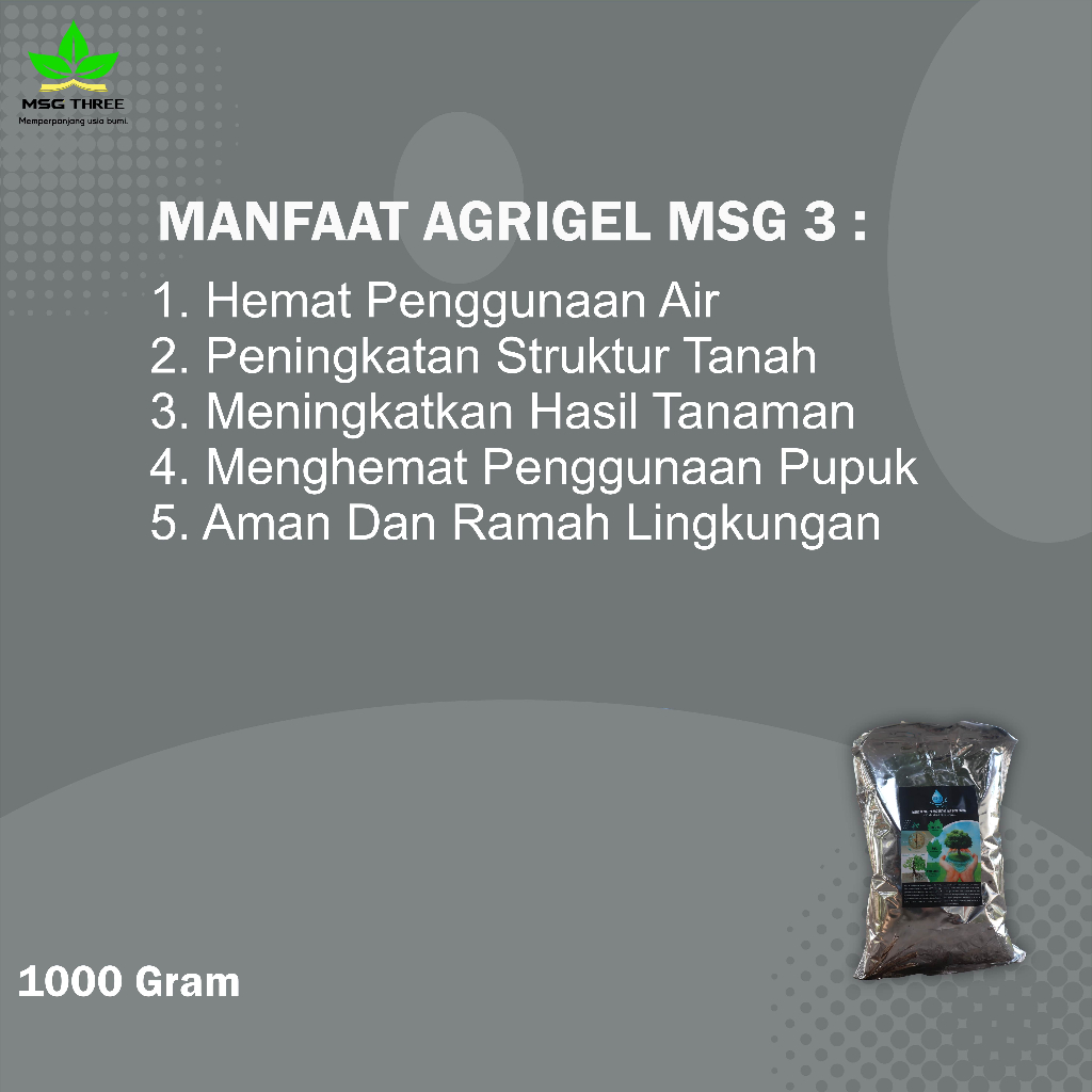 Jual Agrigel Super Absorbent Polymer SAP Hidrogel Untuk Tanaman 1000 ...
