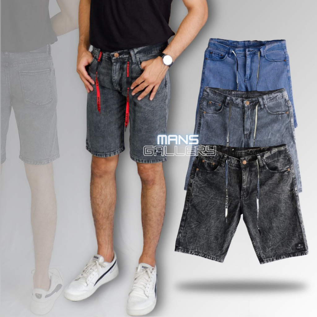 Celana Jeans Pendek Pria Distro Brotshot