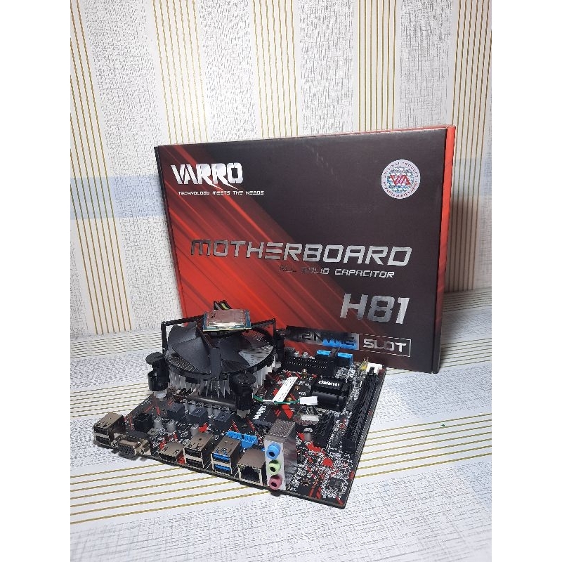 Jual Paket Murah Core i5 4590 + Motherboard H81 Varro Ddr3 + Ram Ddr3 ...