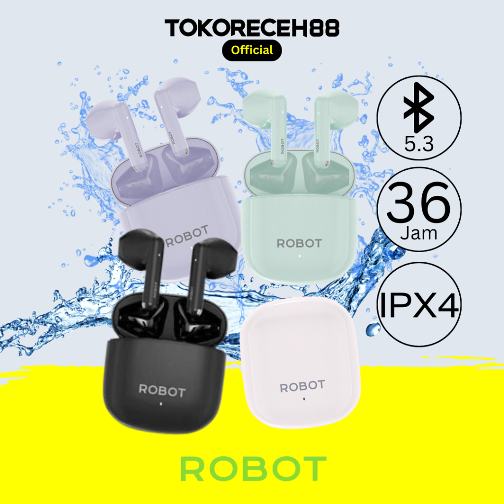 Jual Tws Robot T Wireless Earphone Airbuds Original Tws Bluetooth