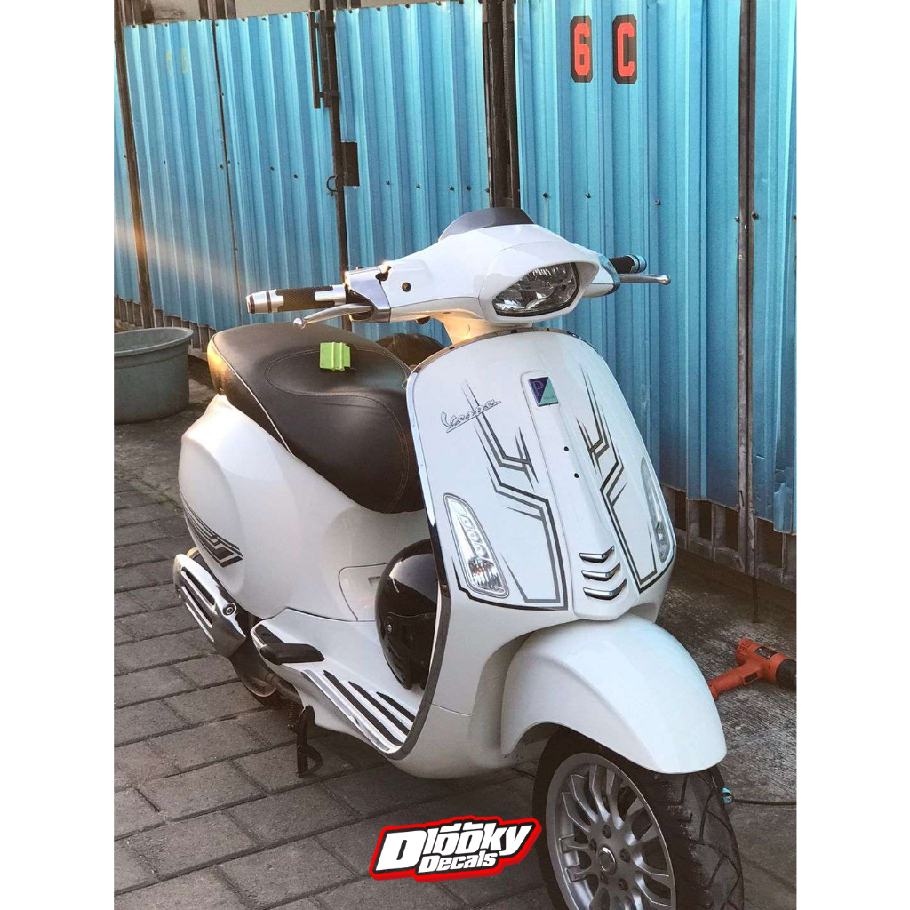 Jual Stiker Striping Transparan Vespa Sprint/Primavera/S/LX Tipe M ...