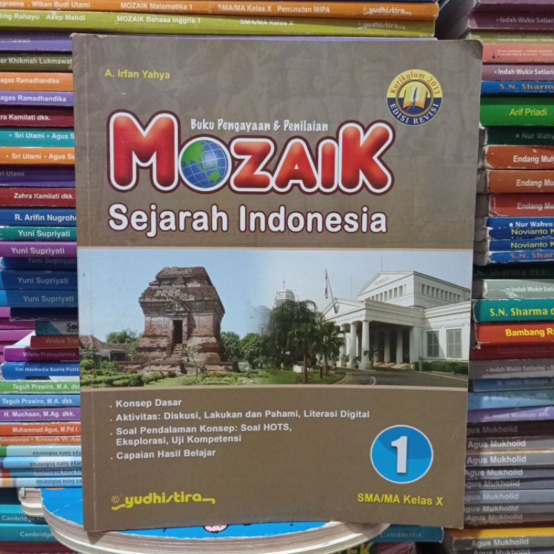 Jual Buku Bekas Kurikulum 2013 Edisi Revisi MOZAIK SEJARAH INDONESIA ...