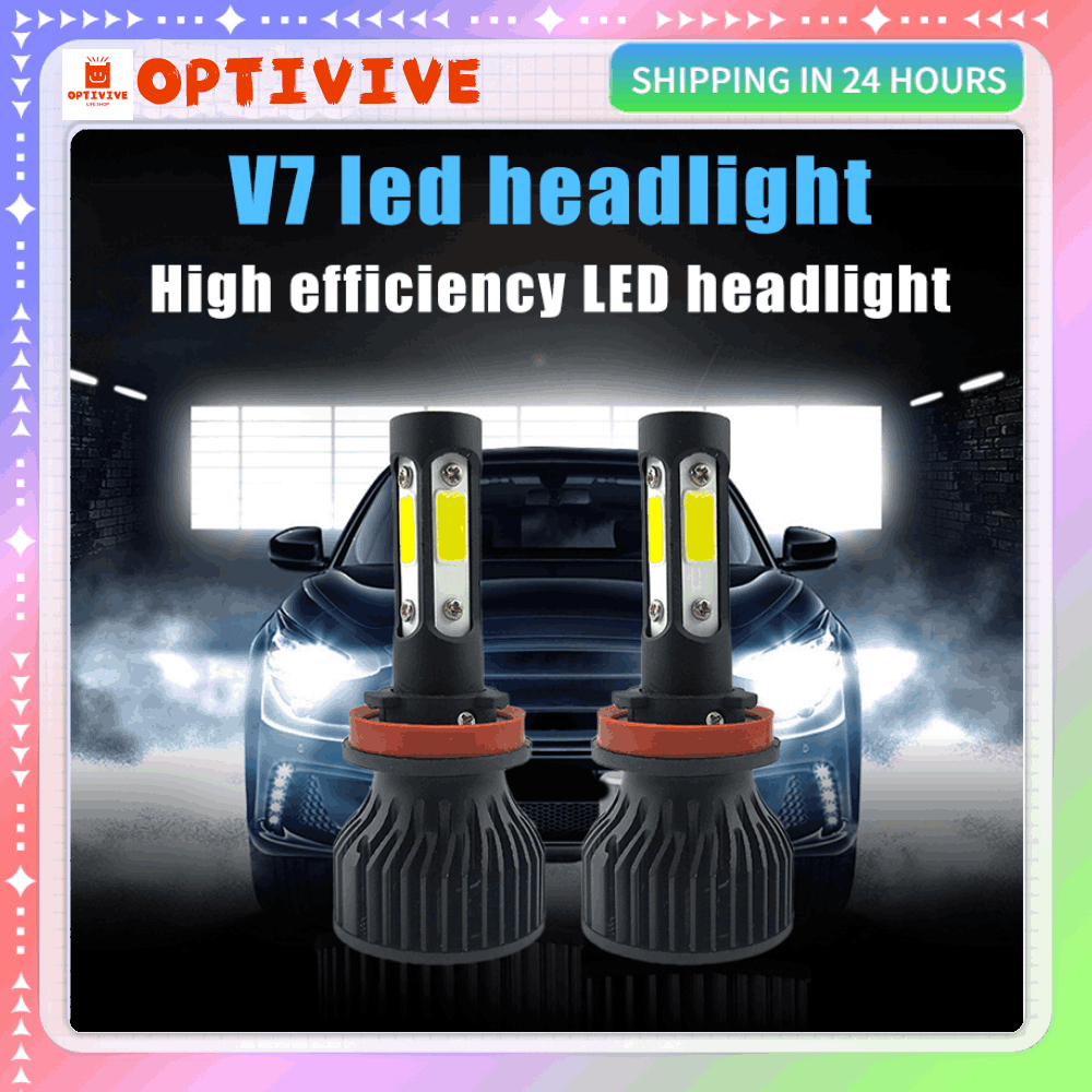 Jual Optivive Ready Stock Cod Pcs Lampu Led Depan Mobil X H Lampu