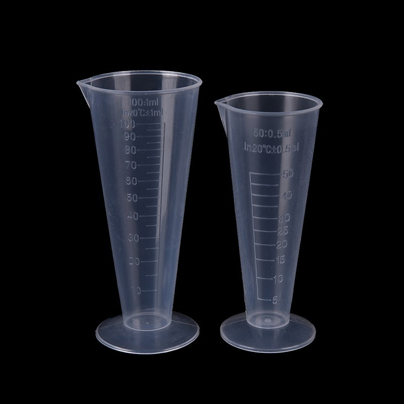 Jual Ctshop1 Gelas Takar Gelas Ukur 100ml Plastik Bening Transparan Measuring Cup Plastic 1172