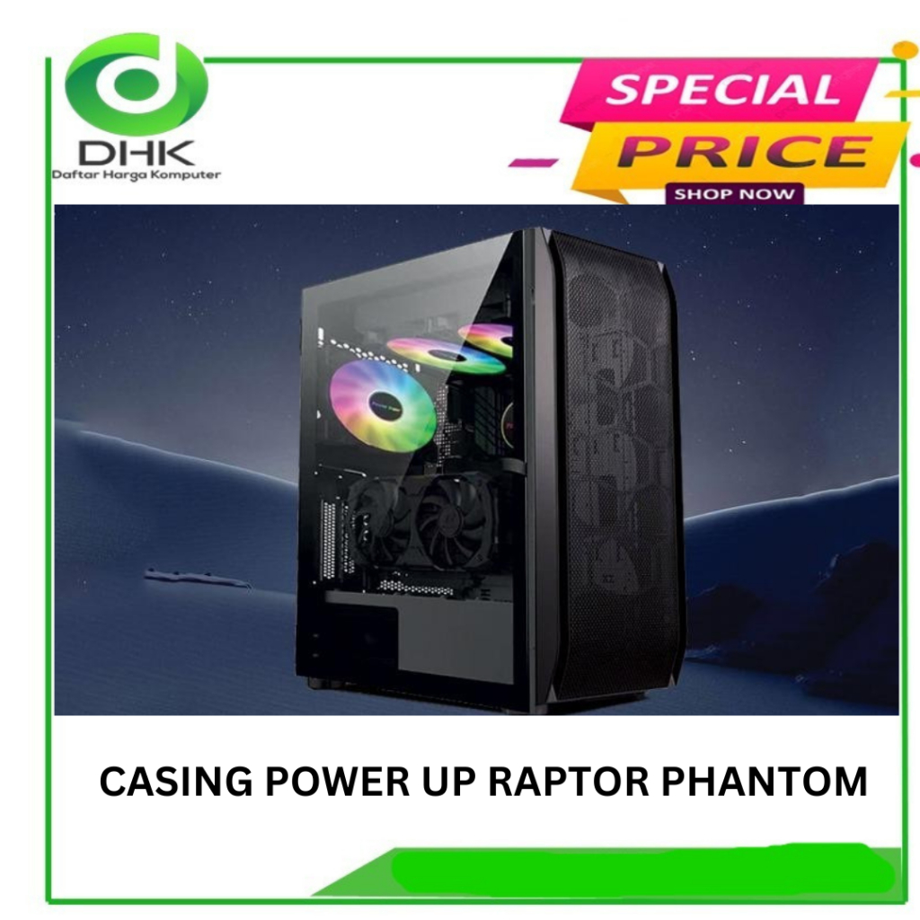 Jual CASING POWER UP RAPTOR PHANTOM 3 Fan RGB | Shopee Indonesia