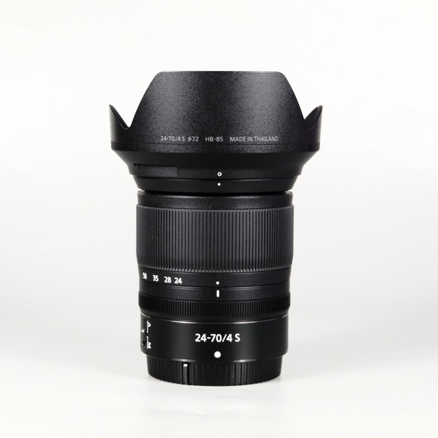 NIKKOR Z 24-70mm f/4 SとレンズフードHB-85 - レンズ(ズーム)