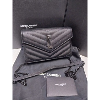 tas sling-bag Yves Saint Laurent WOC 22cm Black GHW