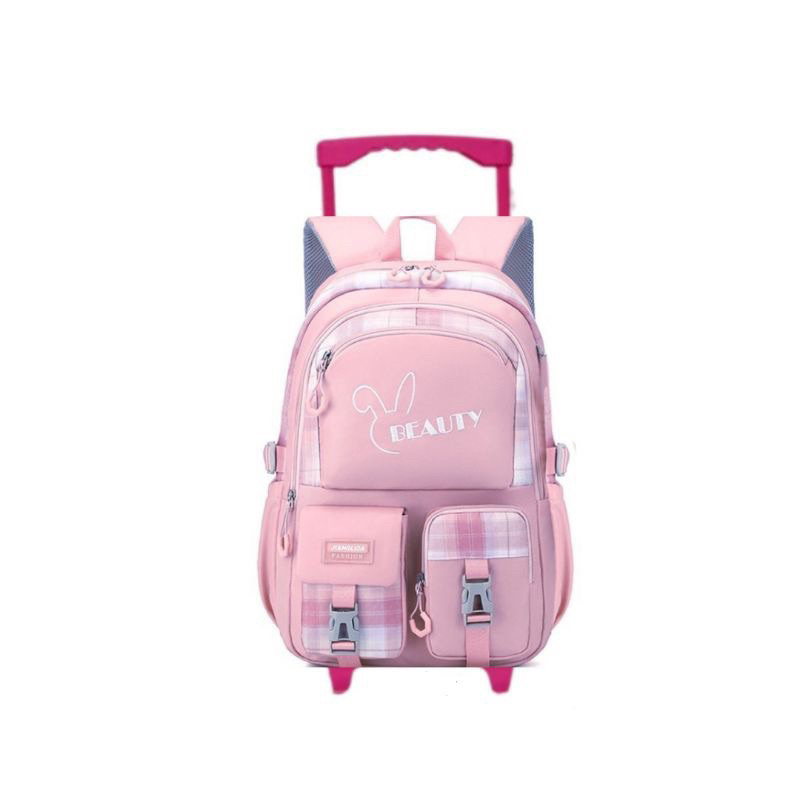 Jual Tas Ransel troli anak perempuan TK SD tas koper anak cewek ...
