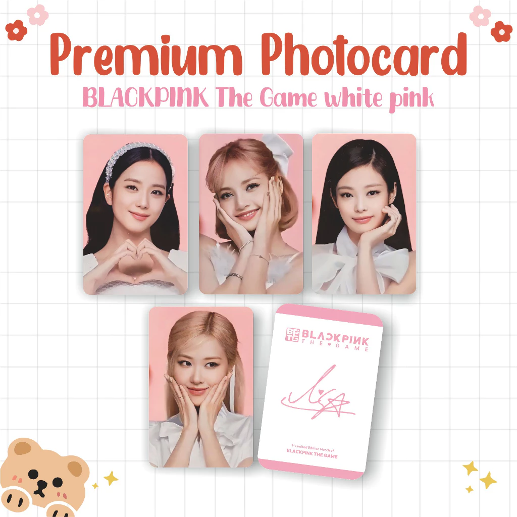 Photocard PC Premium Blackpink The Game dan The Girls