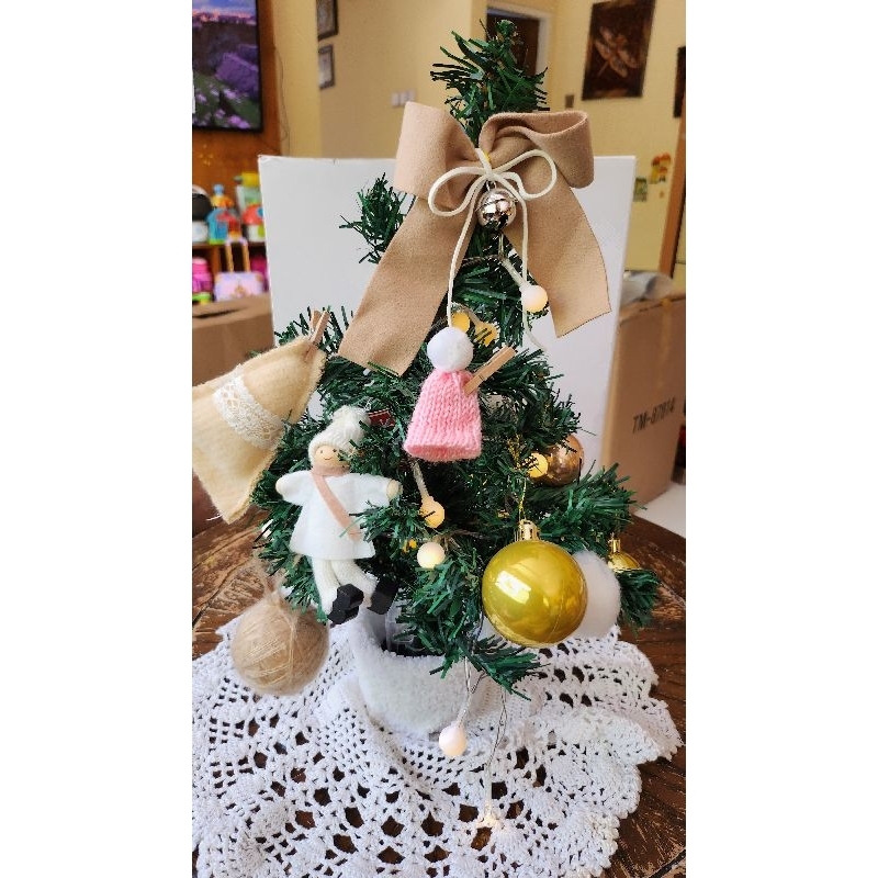 Jual mini chrissmas tree 30cm | Shopee Indonesia