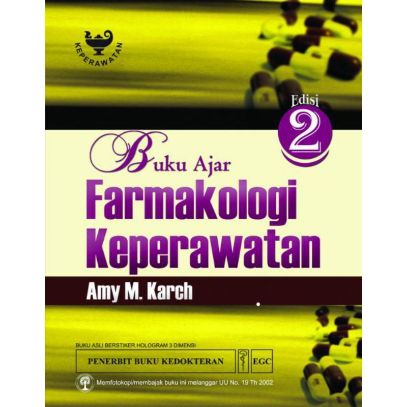 Jual Buku Ajar Farmakologi Keperawatan Ed 2 Shopee Indonesia