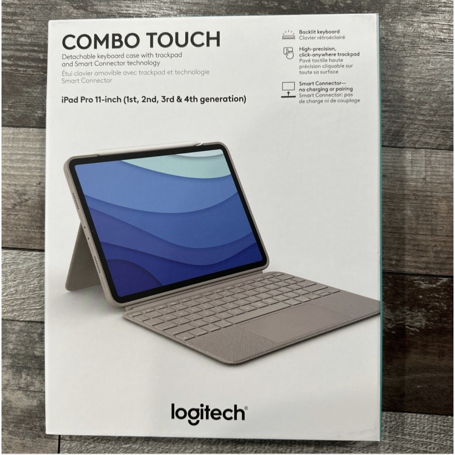 Logitech Combo Touch Keyboard for iPad Pro 11-inch (1st, 2nd, and