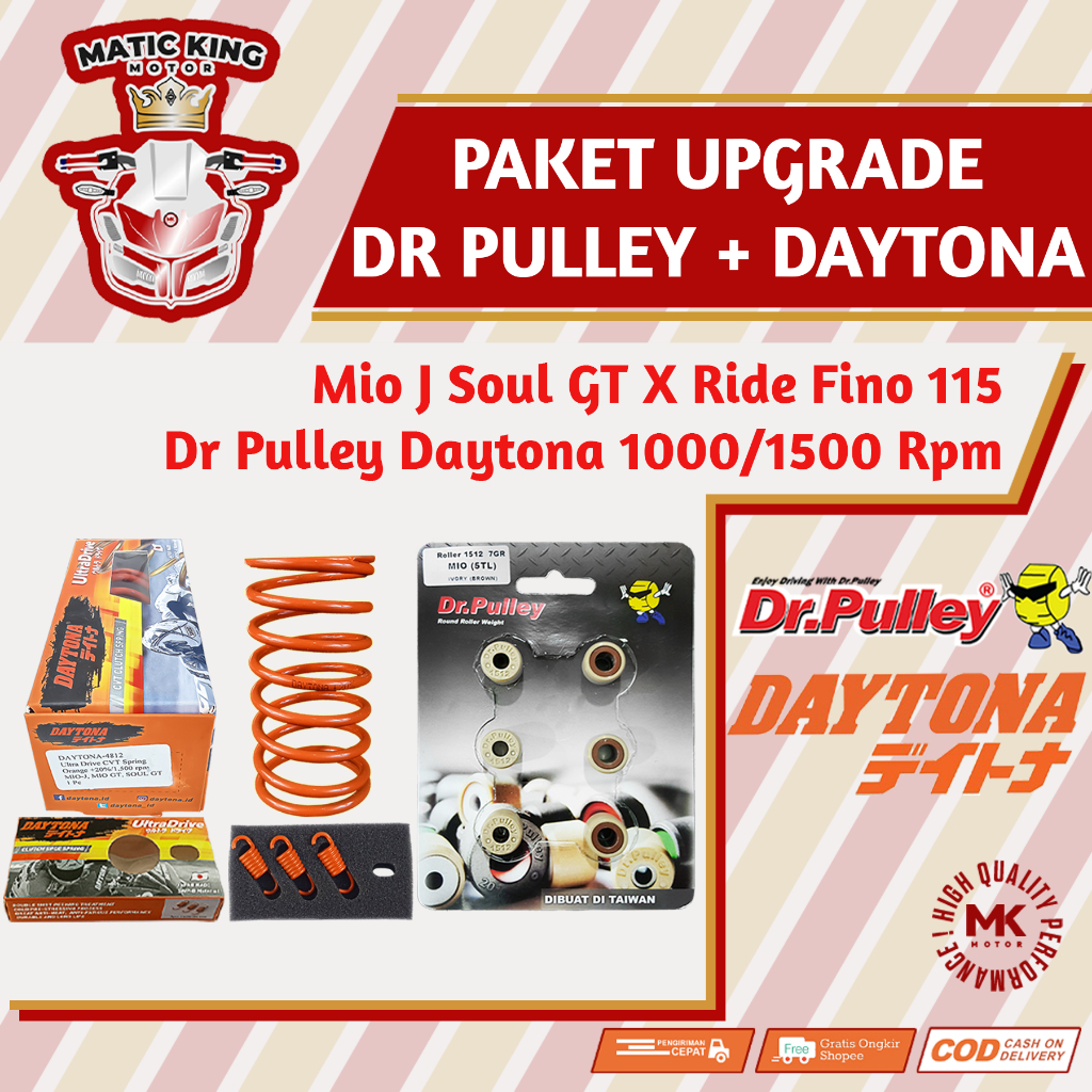 Jual Paket Upgrade Per CVT + Sentrik + Roller Yamaha Mio J X-Ride Fino ...