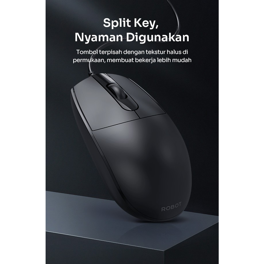Jual Robot Mouse Wired M102 Business Office 1200DPI Mouse Kabel USB ...