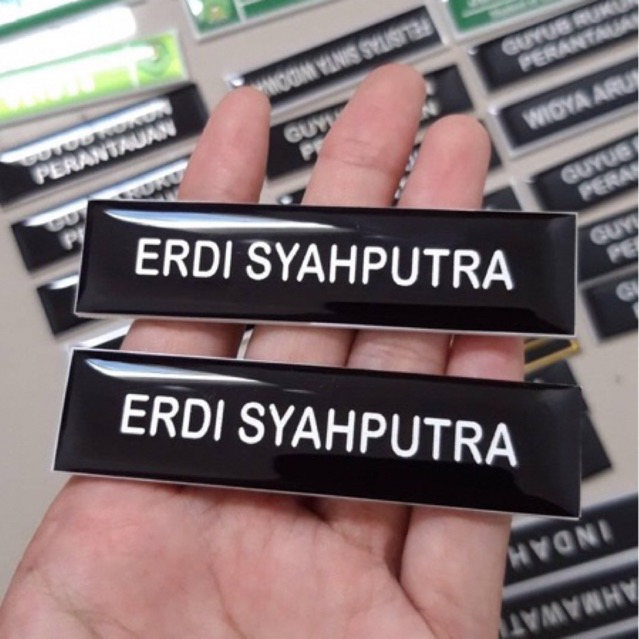 Jual Papan Nama Dada atau Name Tag Peniti Shopee Indonesia
