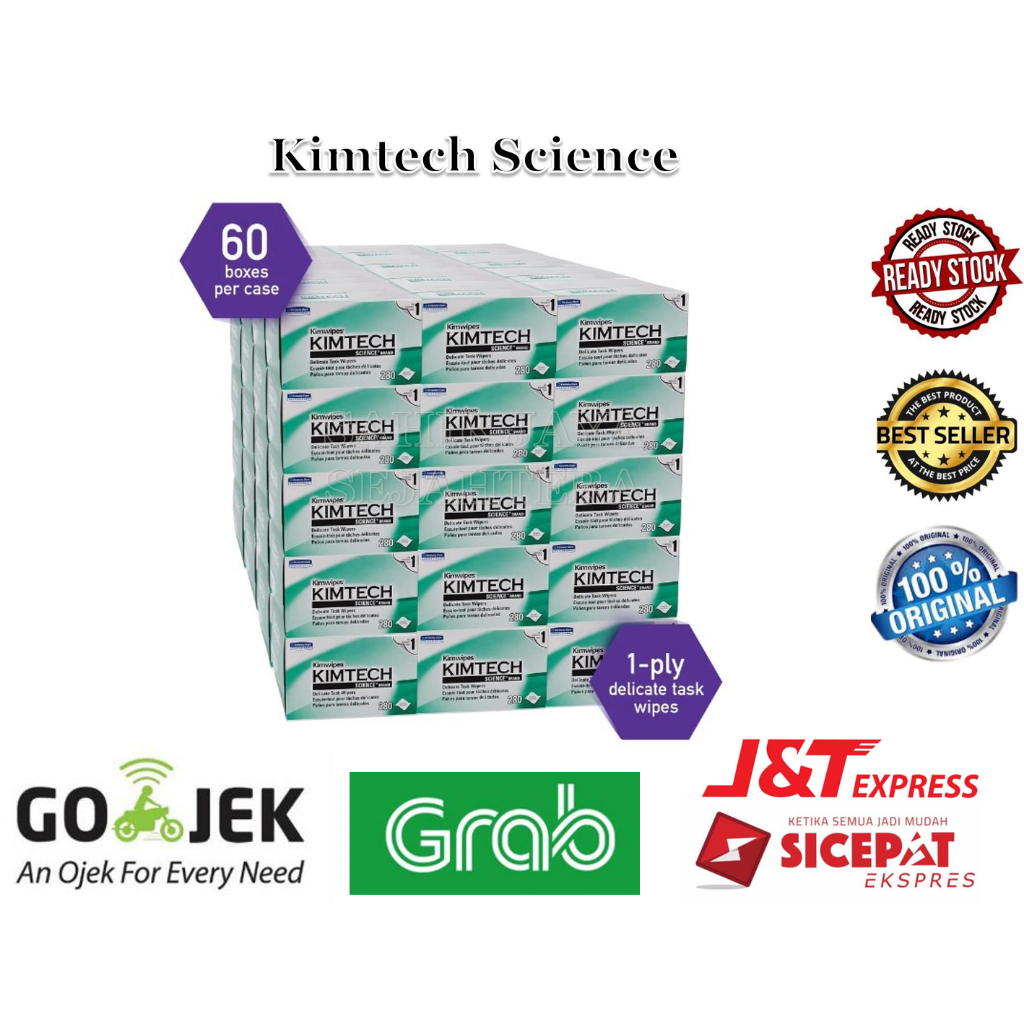 Jual Tissue Optic Kimtech Science Kimwipes Delicate Task Wipers Kain ...