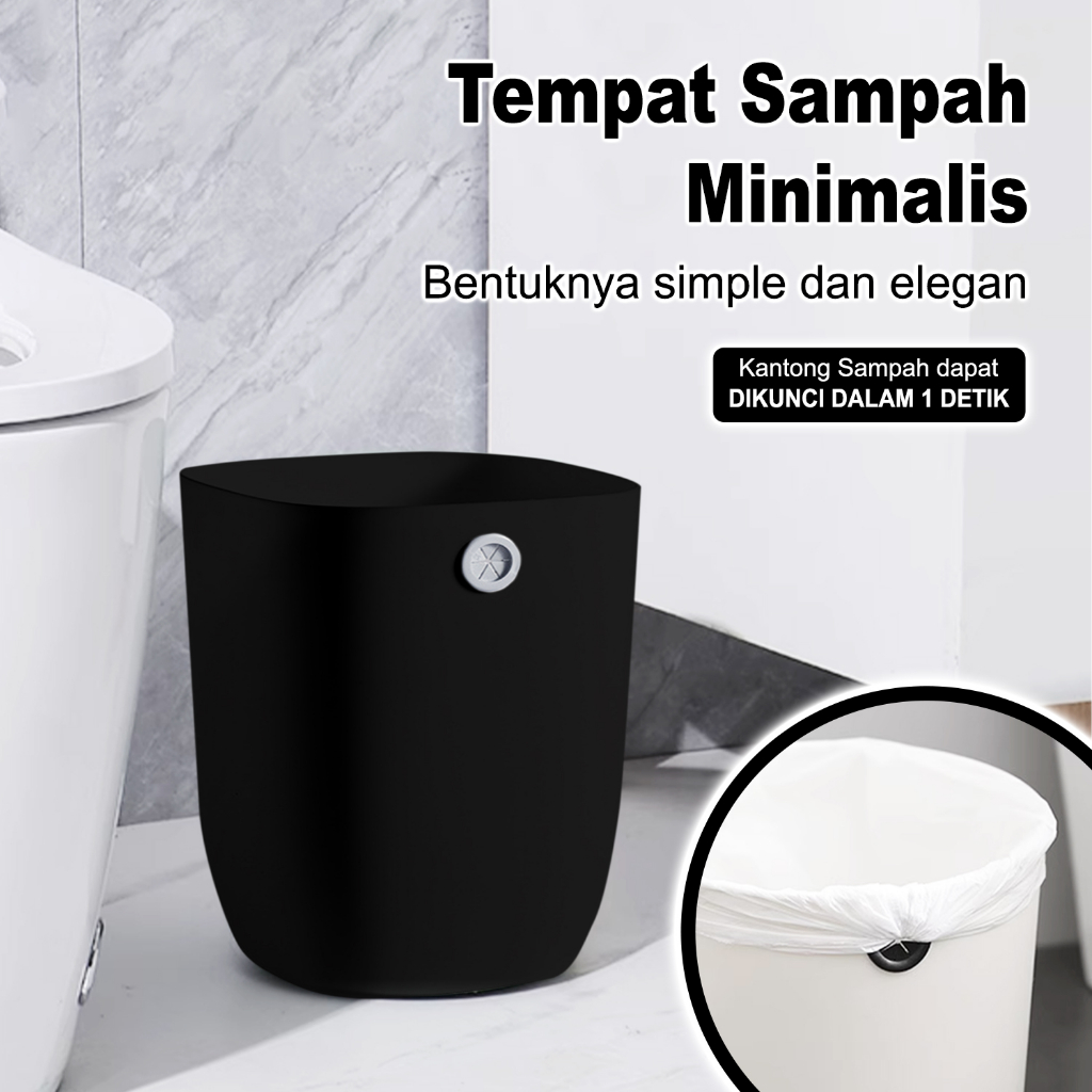 Jual Tempat Sampah Tong Sampah Plastik Kotak Sampah Ruang Tamu Dapur Kamar Mandi Tempat 3270