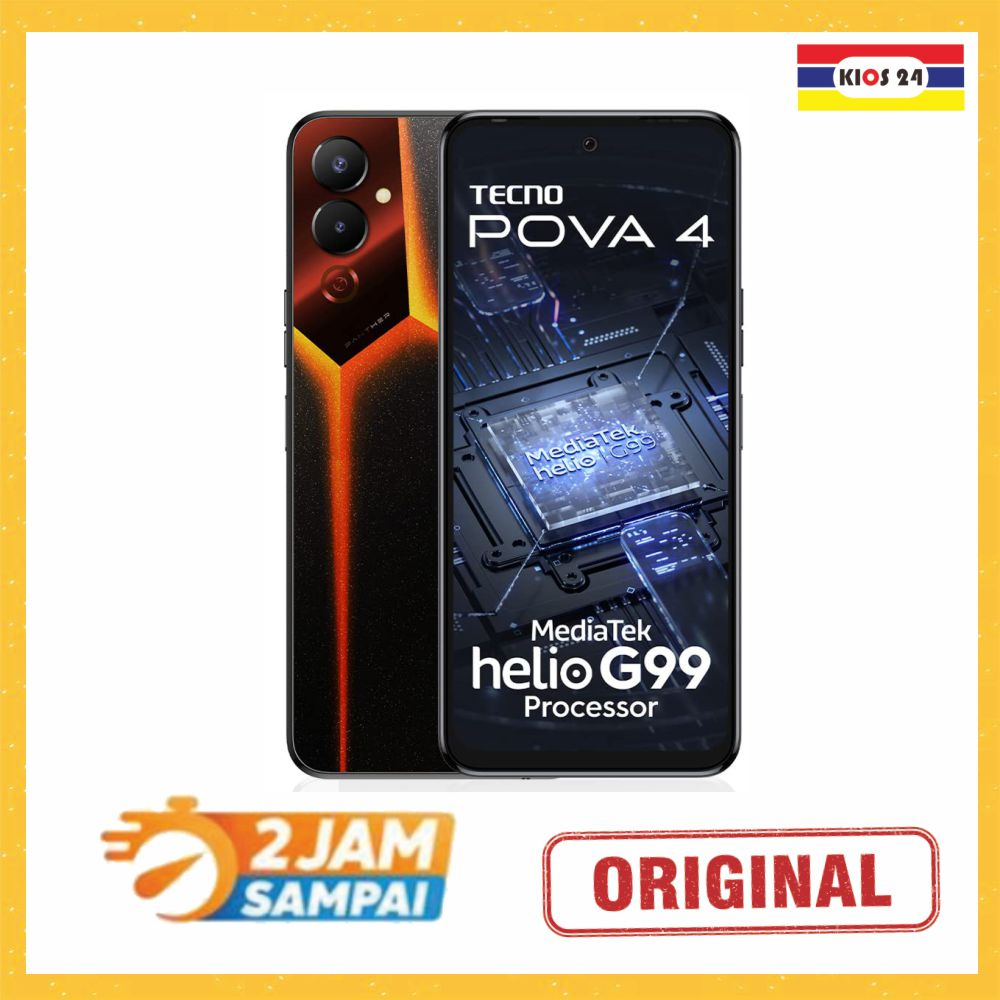 Jual Tecno Pova 4 NFC 8/128 RAM 8GB ROM 128GB GARANSI RESMI | Shopee ...