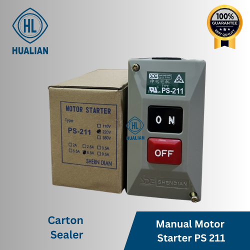 Jual Manual Motor Starter PS 211 Switch ON and OFF | Shopee Indonesia