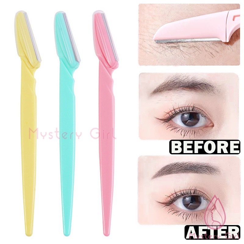Jual Pisau Cukur Alis / Cukuran Alis Cambang Serbaguna / Eyebrow Razor ...