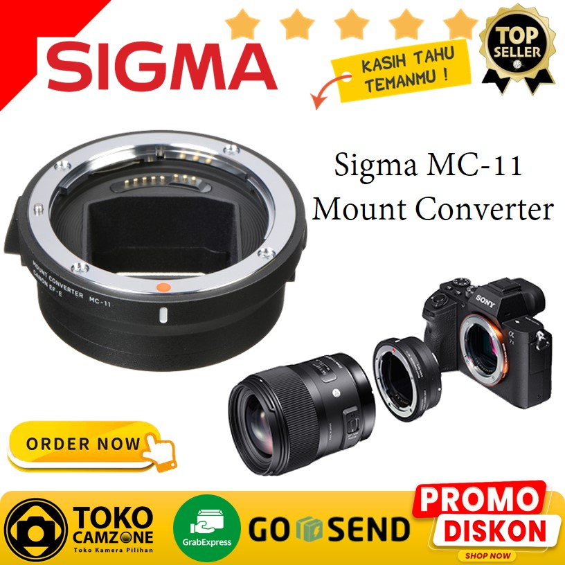 Jual Sigma MC-11 Mount Converter/Lens Adapter (Sigma EF-Mount Lenses to ...