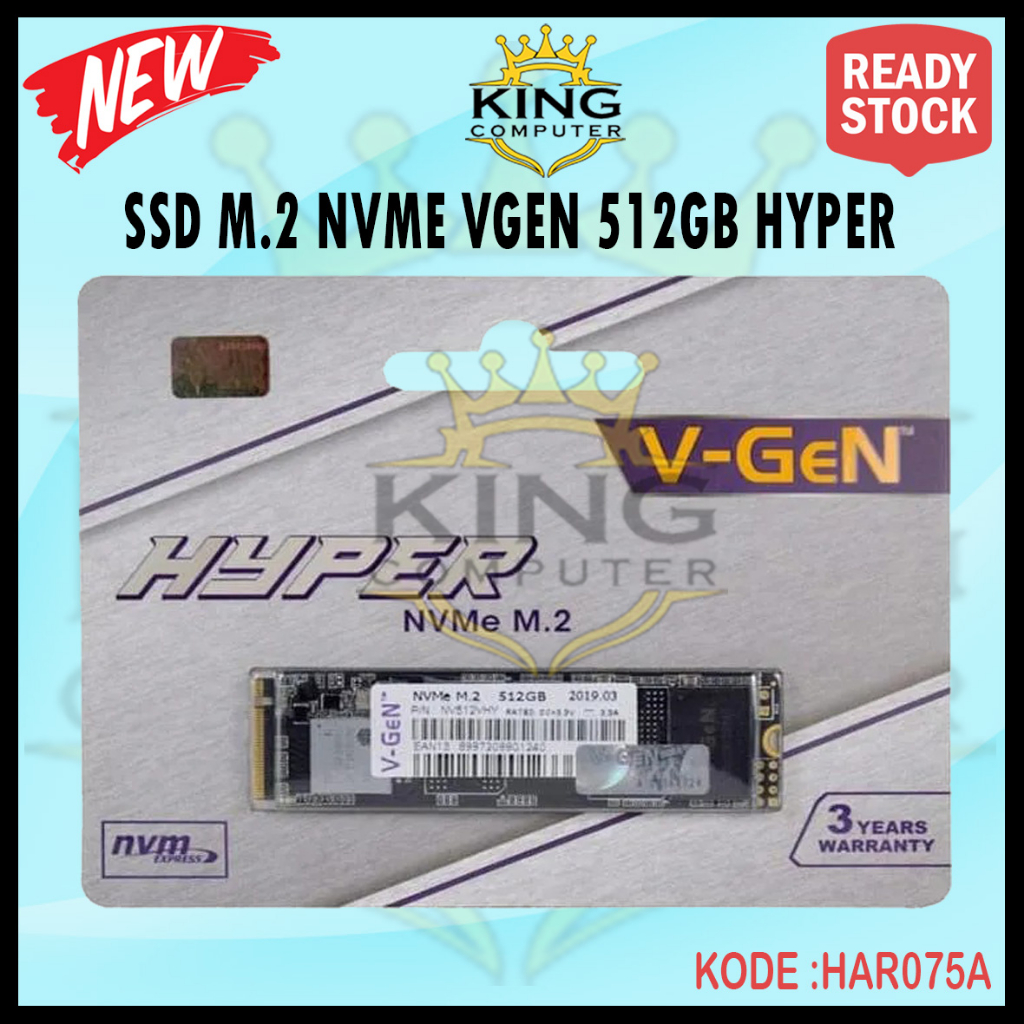 Jual SSD M.2 512gb NVMe 2280 V GeN Solid State Drive M2 GARANSI RESMI Shopee Indonesia