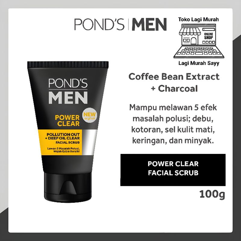 Jual Ponds Men Power Clear 100gr , 100 gr | Shopee Indonesia