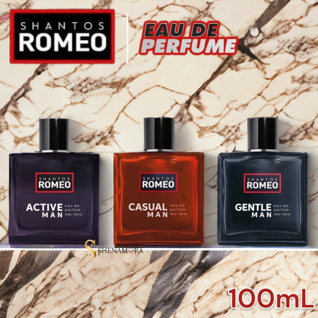 Jual SHANTOS ROMEO Parfum Pria/Fragrance Eau De Parfume 100 ml | Shopee ...