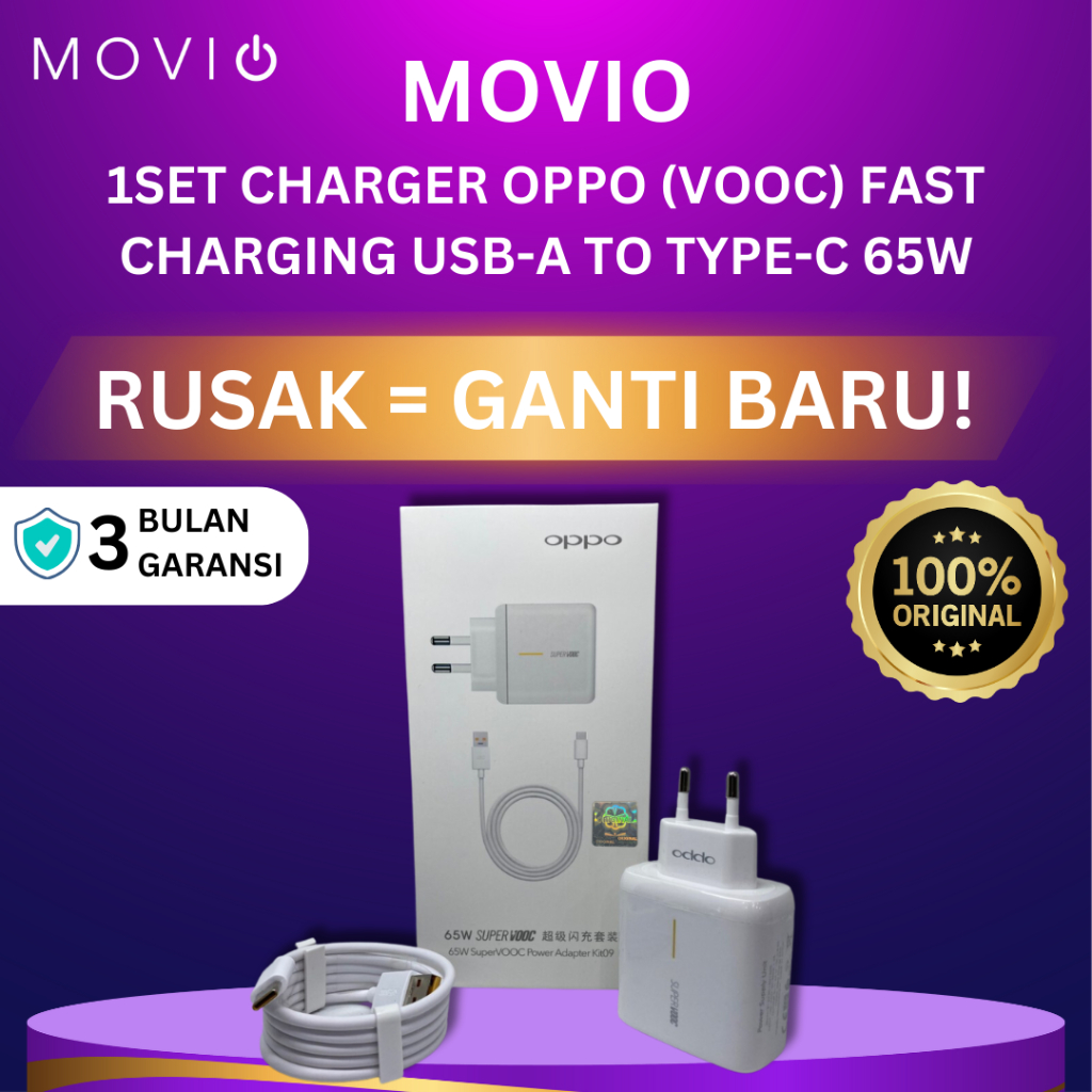 Jual ADAPTER ADAPTOR Charger Oppo Original 100 Travel Casan Micro USB