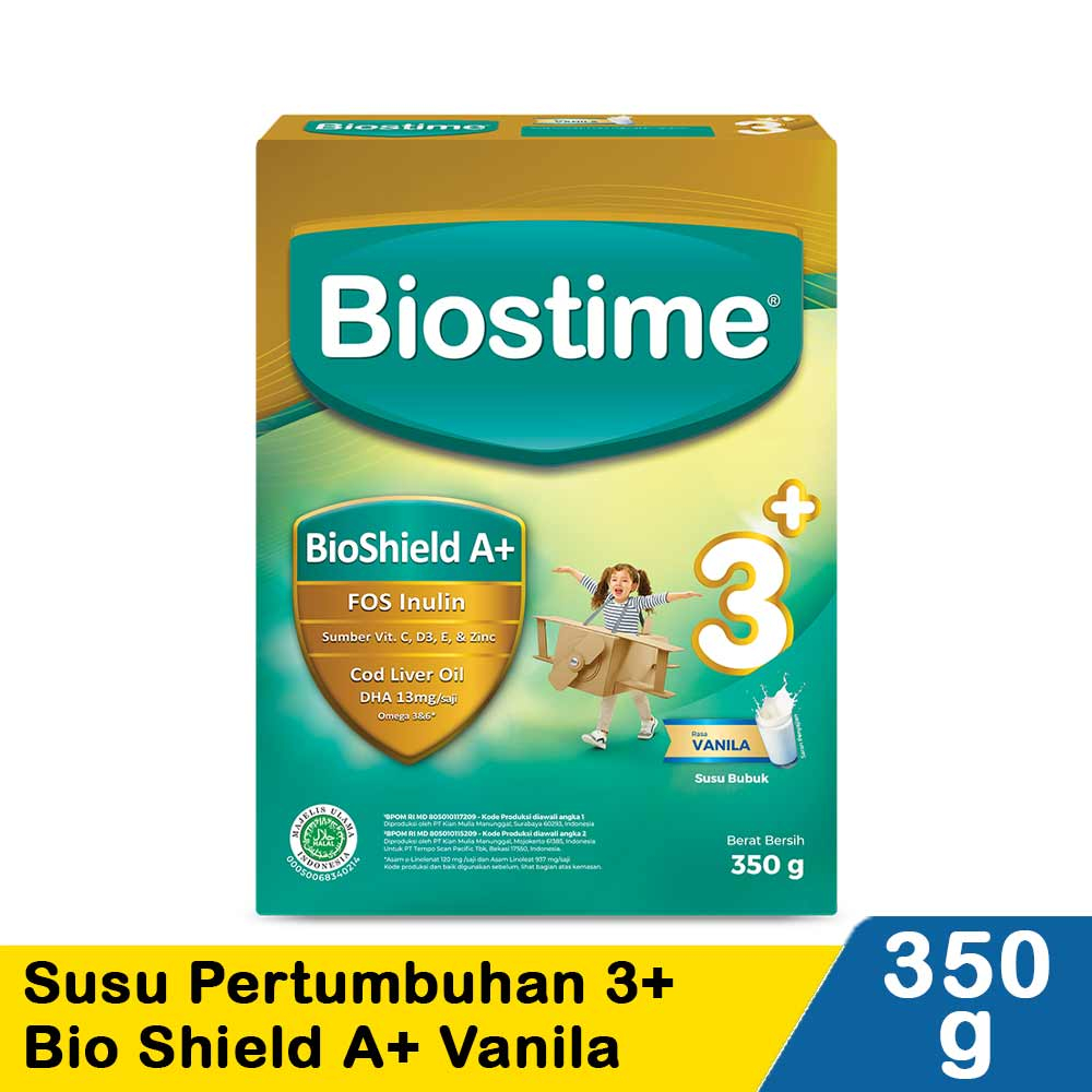 Jual Biostime Baby 3+ 350g / Susu Anak / Susu Biostime | Shopee Indonesia