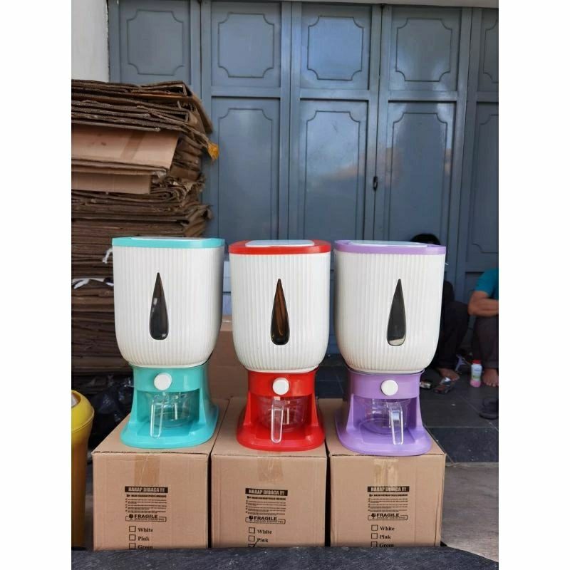 Jual DISPENSER BERAS 10L RICE BOX TEMPAT PENYIMPANAN BERAS | Shopee ...