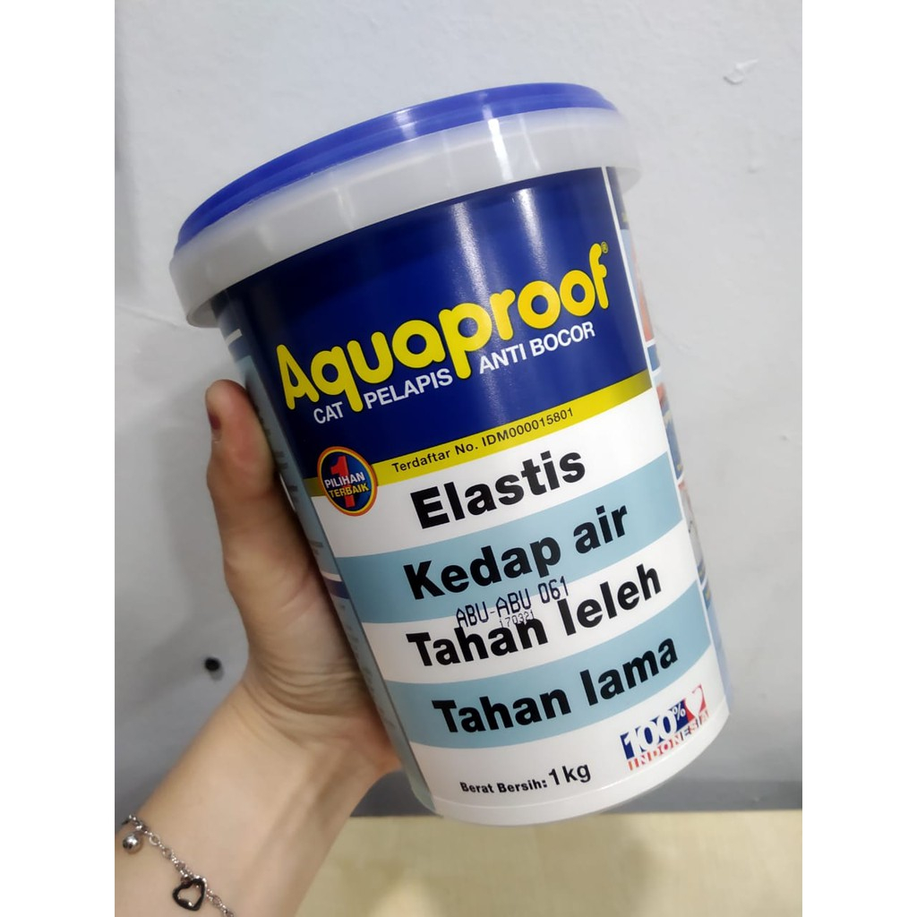 Jual Aquaproof Cat Pelapis Anti Bocor Galon Kg Waterproofing Abu Abu