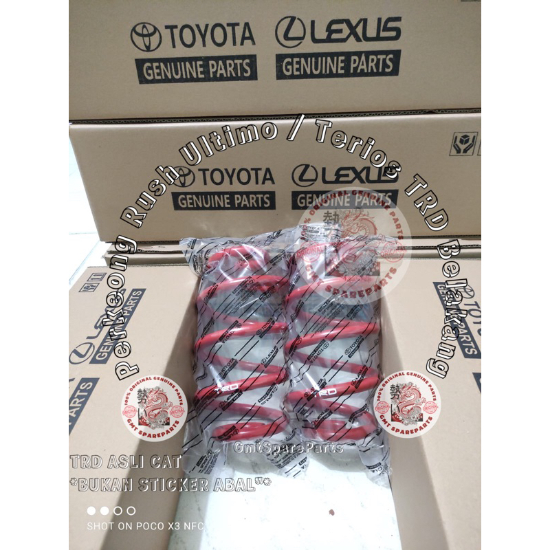 Jual Coil Spring Per Keong Rush Ultimo Terios Trd Belakang Toyota Asli