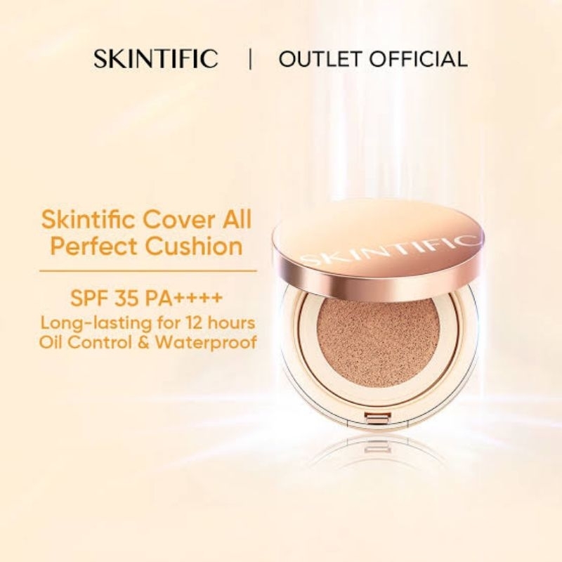 Jual Skintific Cover All Perfect Cushion Spf 35 PA++++ (11 ML) | Shopee ...