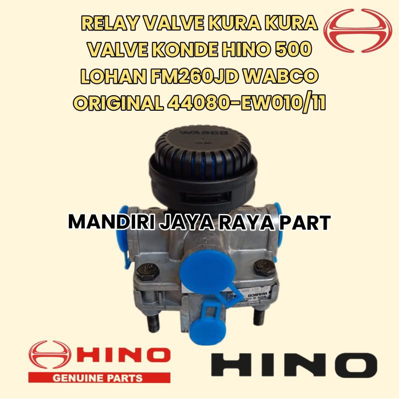 Jual RELAY VALVE KURA KURA HINO LOHAN 500 NEW WABCO 44080EW010/EW011 Shopee Indonesia