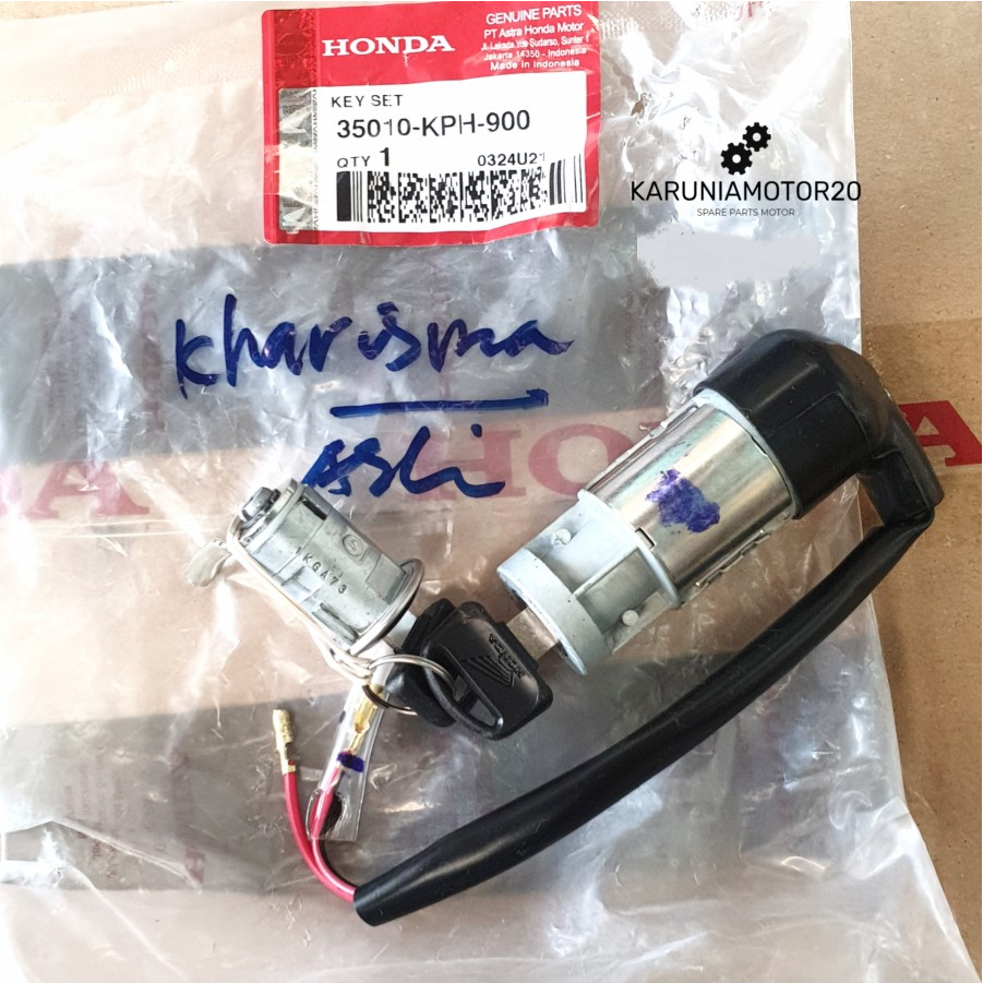 Jual Kunci Kontak Jok Key Set Karisma Cakram/Tromol Original AHM 35010 ...