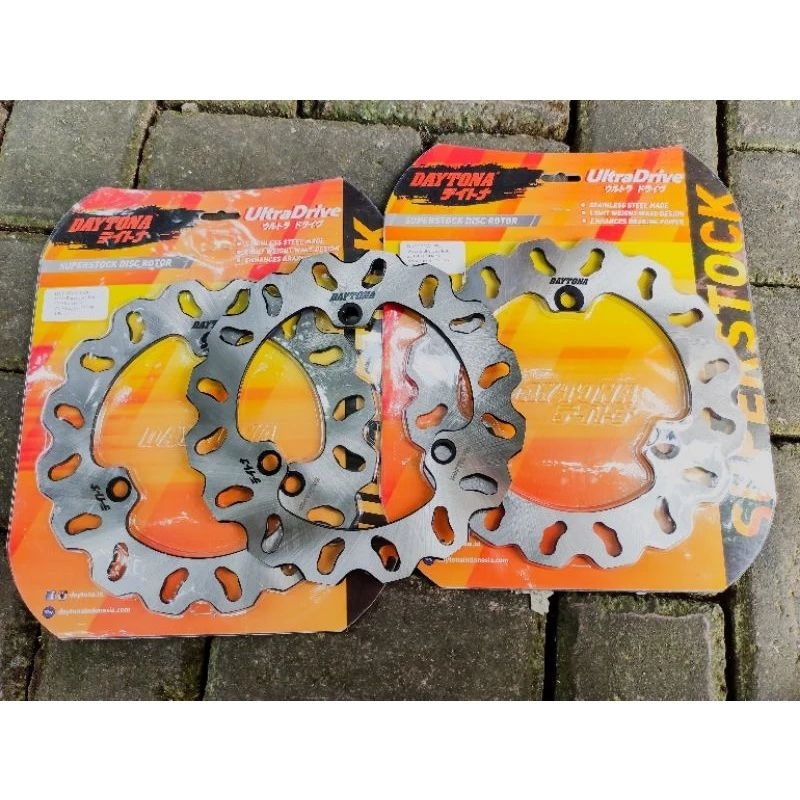 Jual PIRINGAN CAKRAM DAYTONA DEPAN BELAKANG PCX 150 PCX 160 DISC ROTOR ...