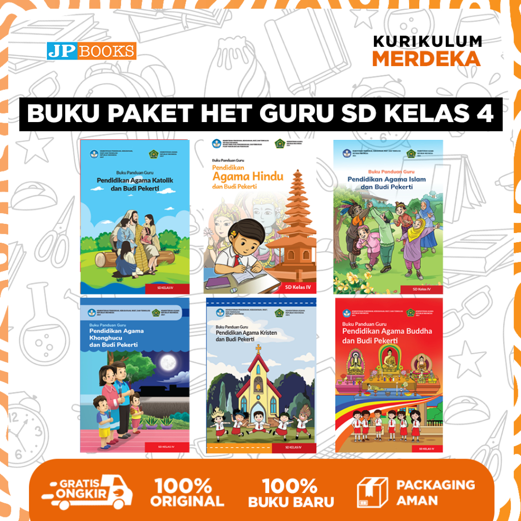 Jual JP Books – (KURIKULUM TERBARU) Buku Guru / Buku Teks HET Kurmer ...