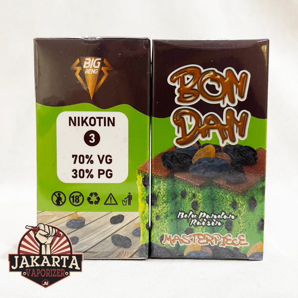 Jual BONDAN V5 BOLU PANDAN RAISIN 60ML 3MG 6MG BY BIG BENG | Shopee ...
