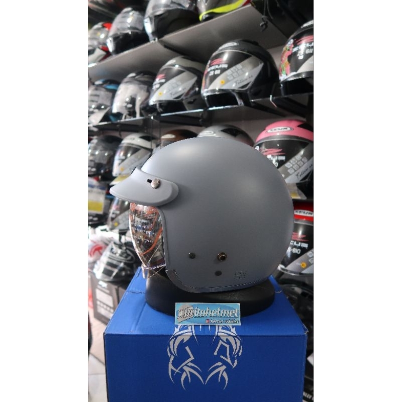 Jual Helm Injak 06 Visor Dalam Panjang Solid All Varian | Shopee Indonesia