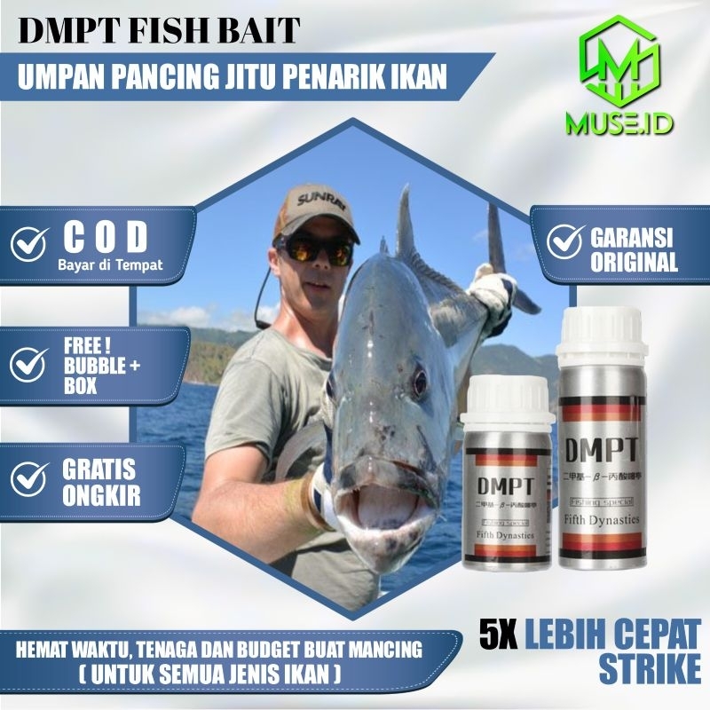 Jual DMPT 10 Gram Umpan Pancing Fish Attractant Lebih Cepat Strike