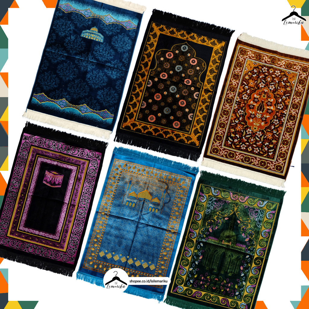 Sajadah Bulu Turkey ALIF Premium Spiegel 110 x 65 cm