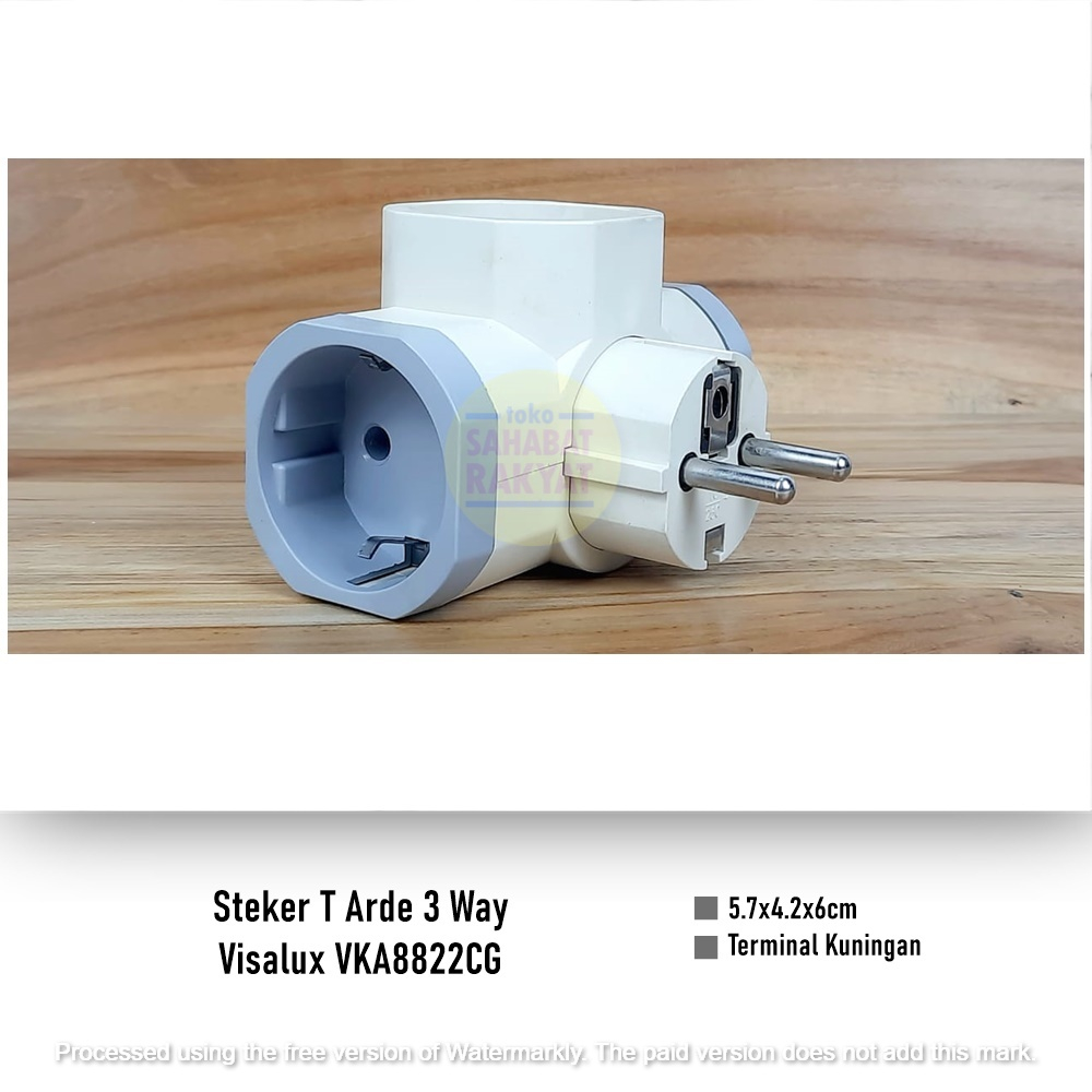 Jual Steker/Colokan T Cabang 3 Terminal Kuning SNI | Shopee Indonesia