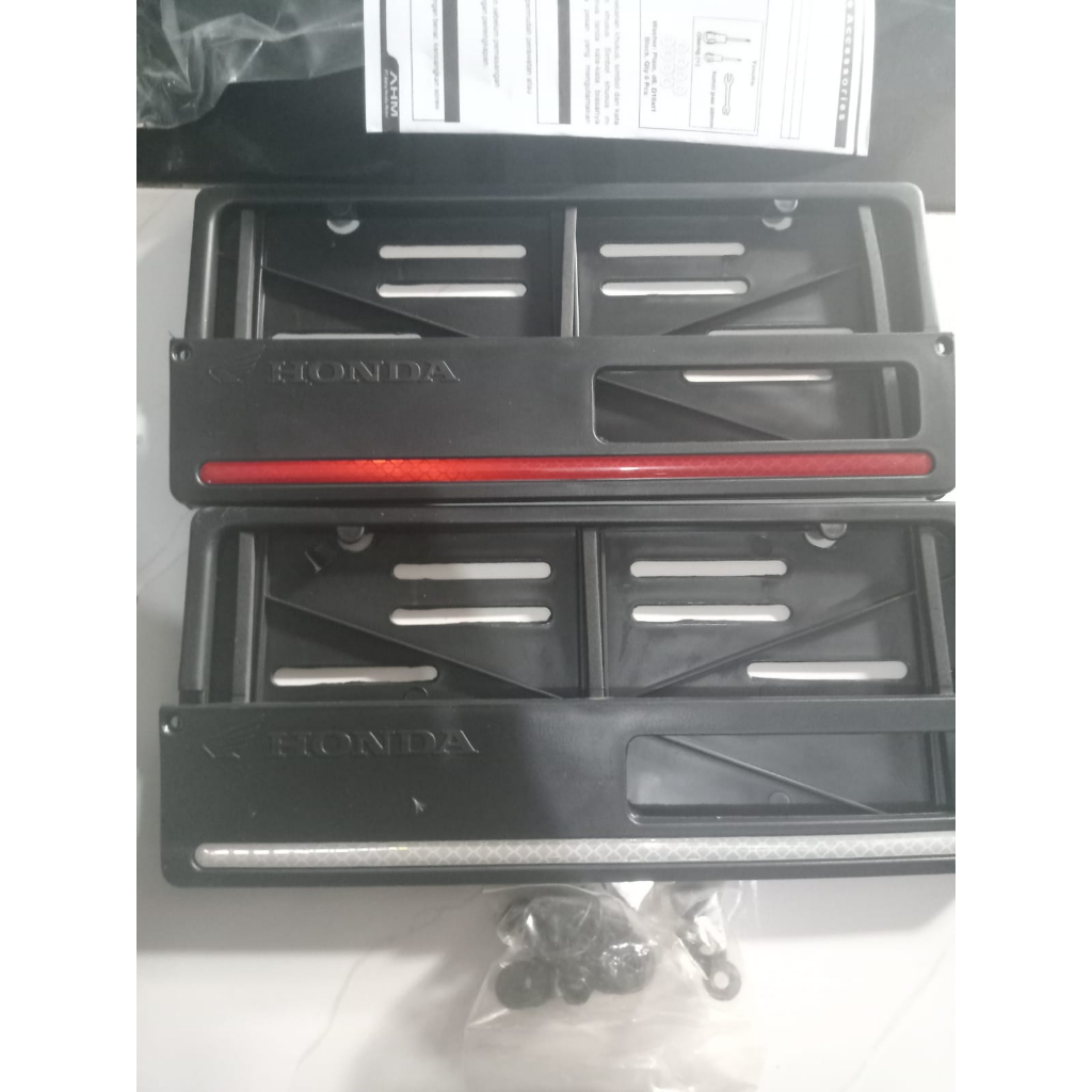 Jual Cover Plat Nomor Original Honda Shopee Indonesia