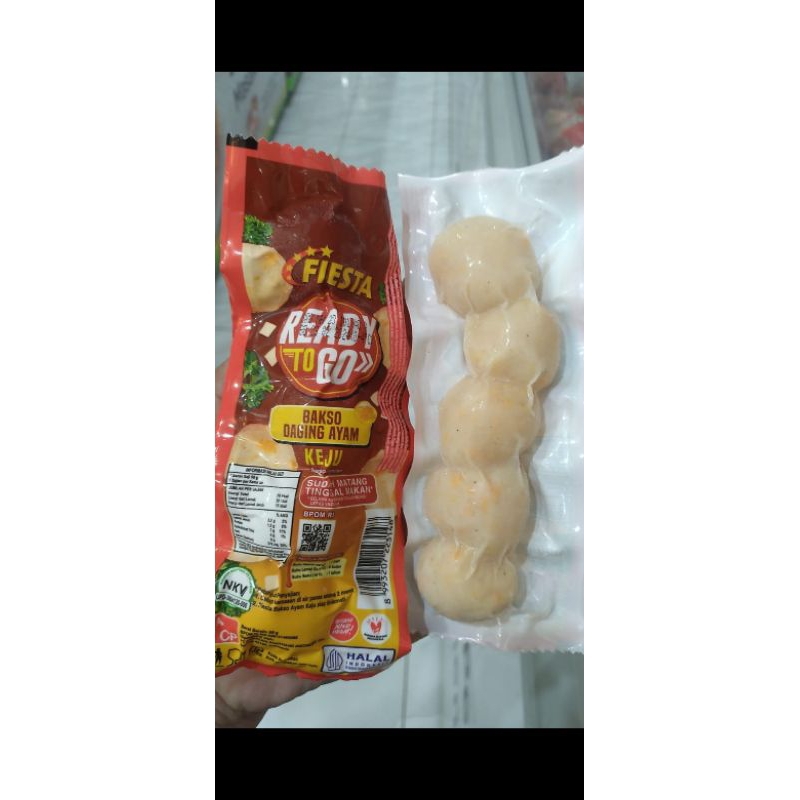 Jual Fiesta Bakso Ayam Keju Ready To Go Frozen Food Murah Single