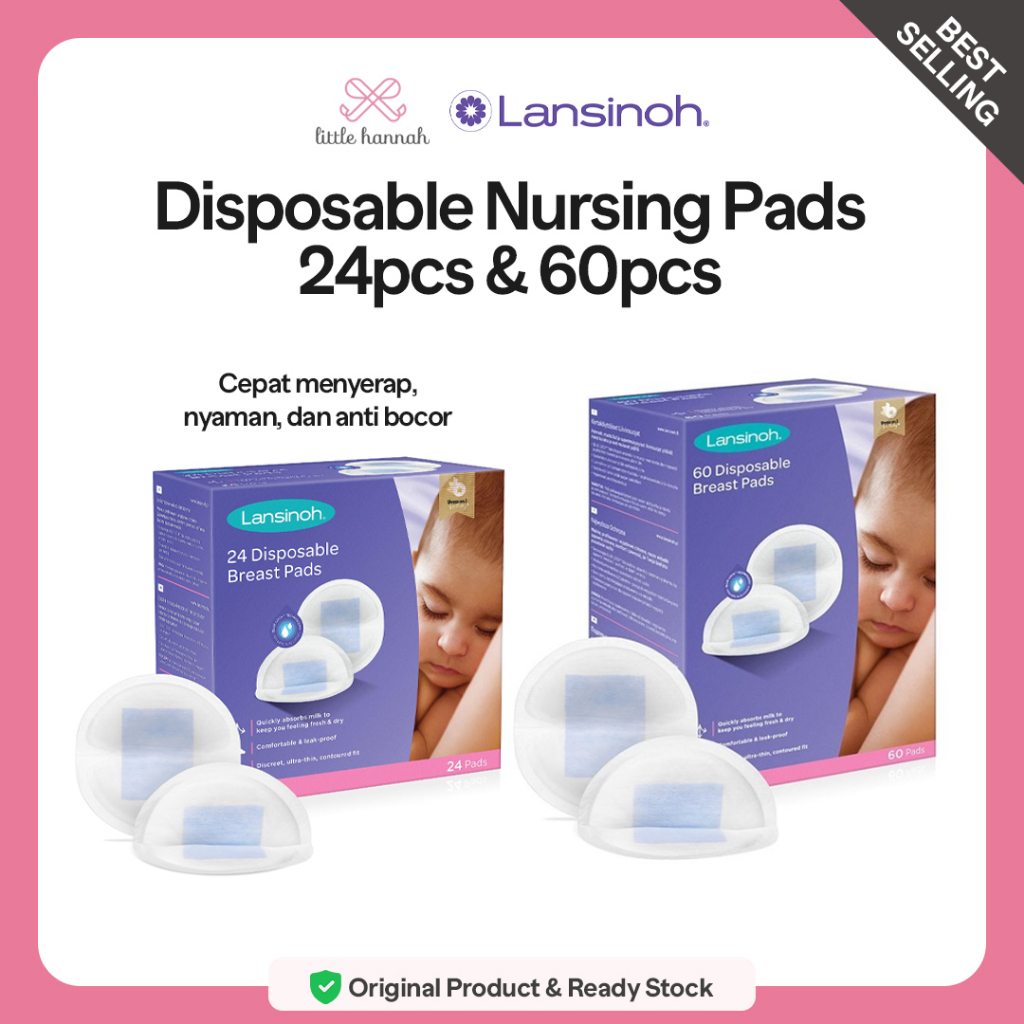 Jual Lansinoh Disposable Nursing Pads / Breast Pads Sekali Pakai